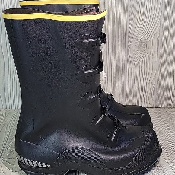 LaCrosse 14" ZXT Buckle Overshoe Work Boot Covers Deep Heel Mens Size 11 NEW - Picture 2 of 13